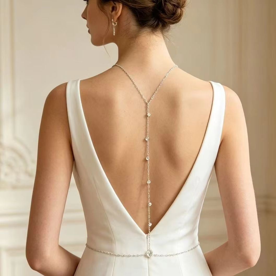Sırt Zinciri Zirkon Omurga Zin - Body Jewelry Dress incelemesi ve fiyatı
